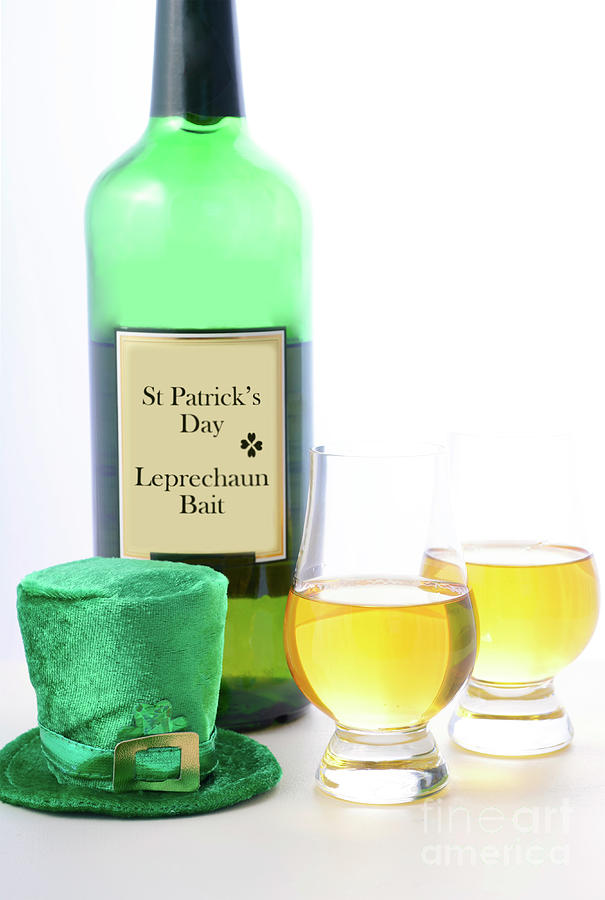 Bottle Photograph - St Patricks Day Irish Whisky  #2 by Milleflore Images