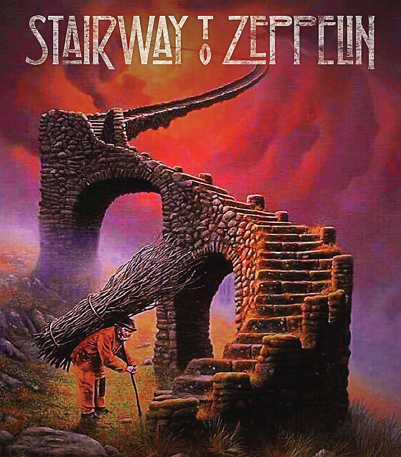 Music Digital Art - Stairway To Heaven #2 by Led Zeppelin