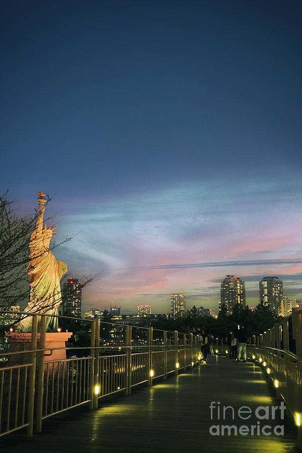 Statue of Liberty, Odaiba,Japan #2 Photograph by Kiran Joshi