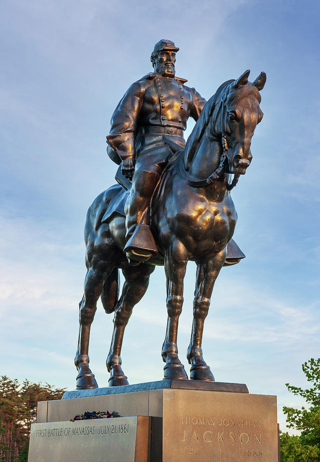 Statue of Stonewall Jackson Photograph by Steven Heap - Fine Art America