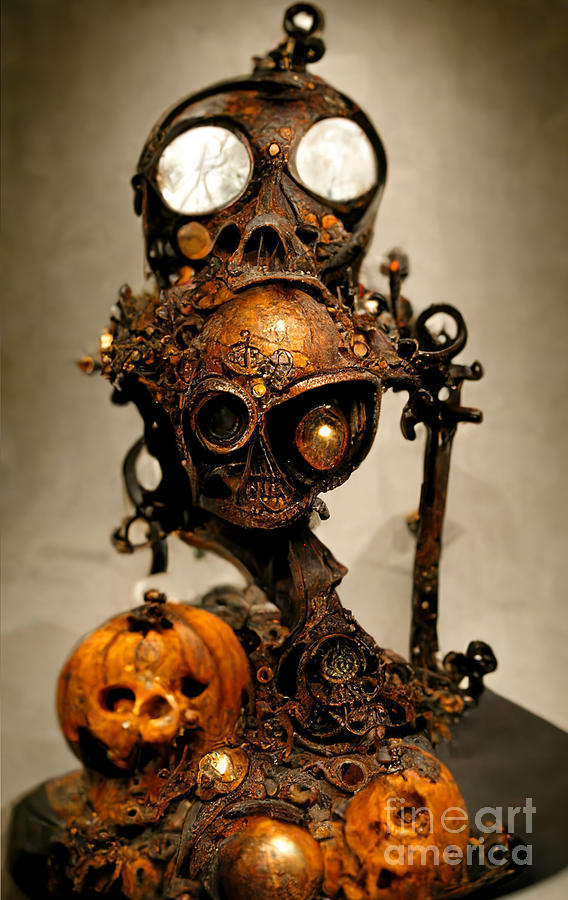 Steampunk Halloween Digital Art