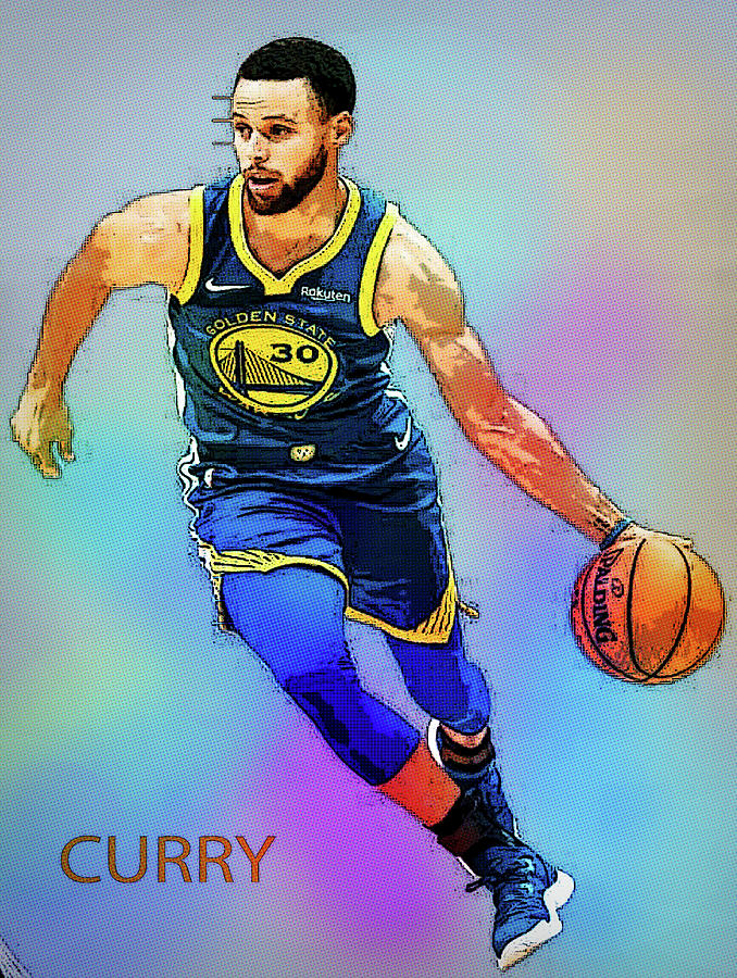 Golden State Warriors Stephen Curry 2022 Night Night Poster Officially Licensed Nba Removable