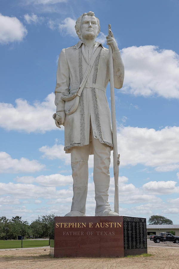 Stephen F., Austin Statue Photograph by Tim Stanley