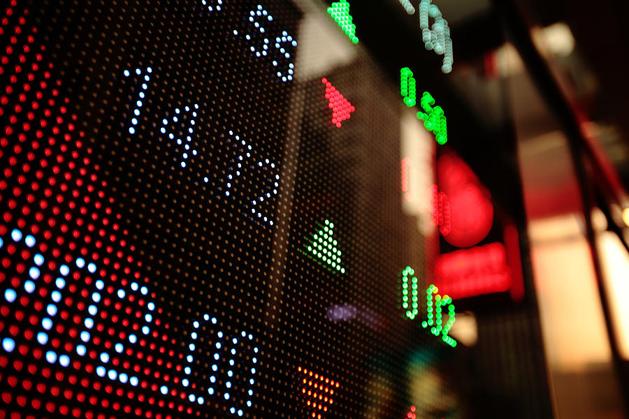 Stock market charts #2 Photograph by Samxmeg