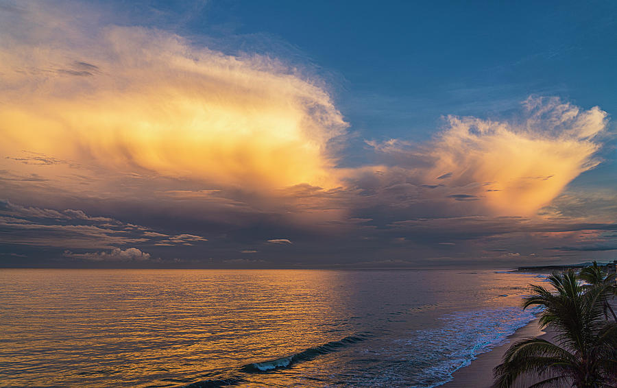 Storm Clouds at Sunrise Mazatlan Mexico #1 Photograph by Tommy Farnsworth