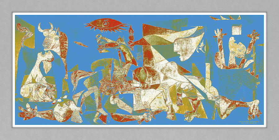 Study on Guernica #3B Digital Art by Miltos Poulos - Fine Art America