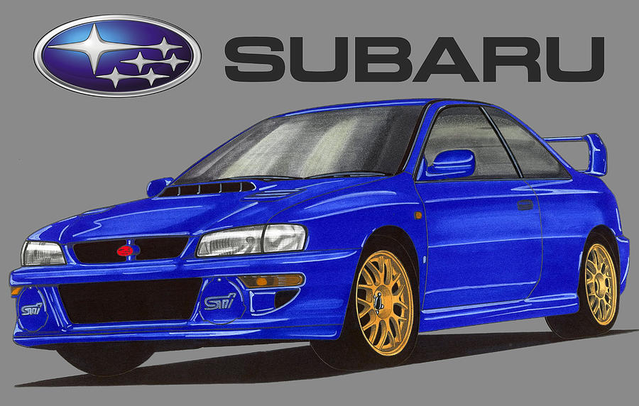 Photo Subaru 1998 Impreza 22B STi LHD (GC8E2SD) Blue Cars 3000x2000