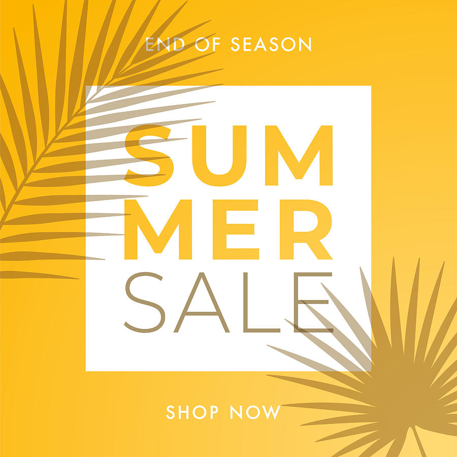 Summer Sale design for advertising, banners, leaflets and flyers. #2 Drawing by Discan