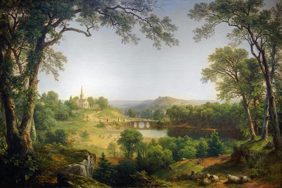 Sunday Morning #2 Painting by Asher Brown Durand