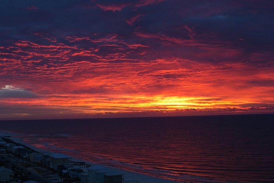Sunrise in Gulf Shores Alabama #2 Photograph by Walt Sterneman