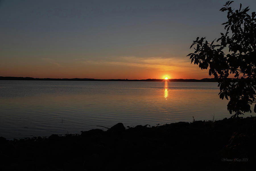 Sunset at Thomson Causeway Photograph by Winona Whitaker - Fine Art America