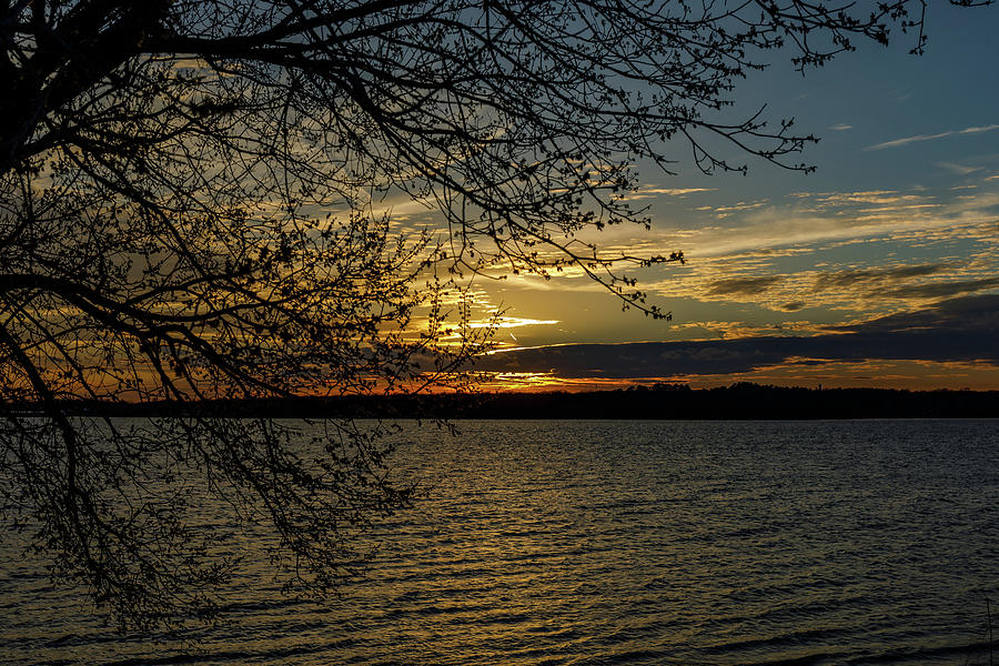 Sunset at Thunderbird lake #2 Photograph by Doug Long