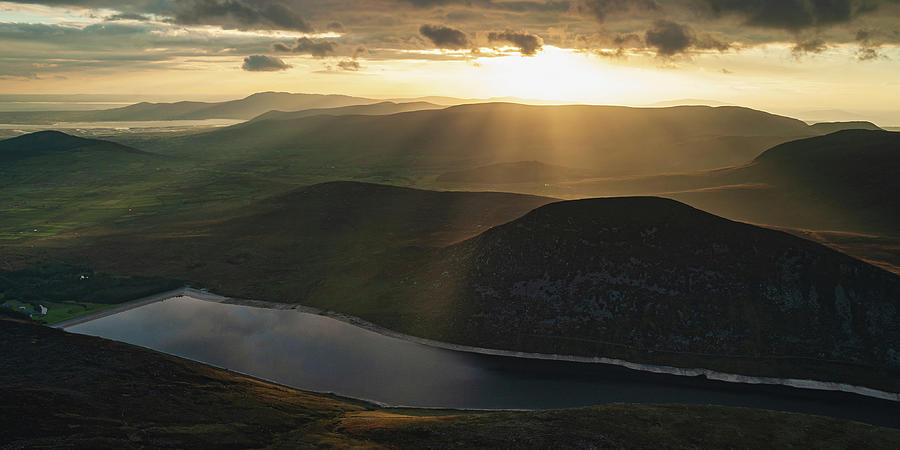Sunset Photograph - Sunset in the Silent Valley #2 by Darren Forde