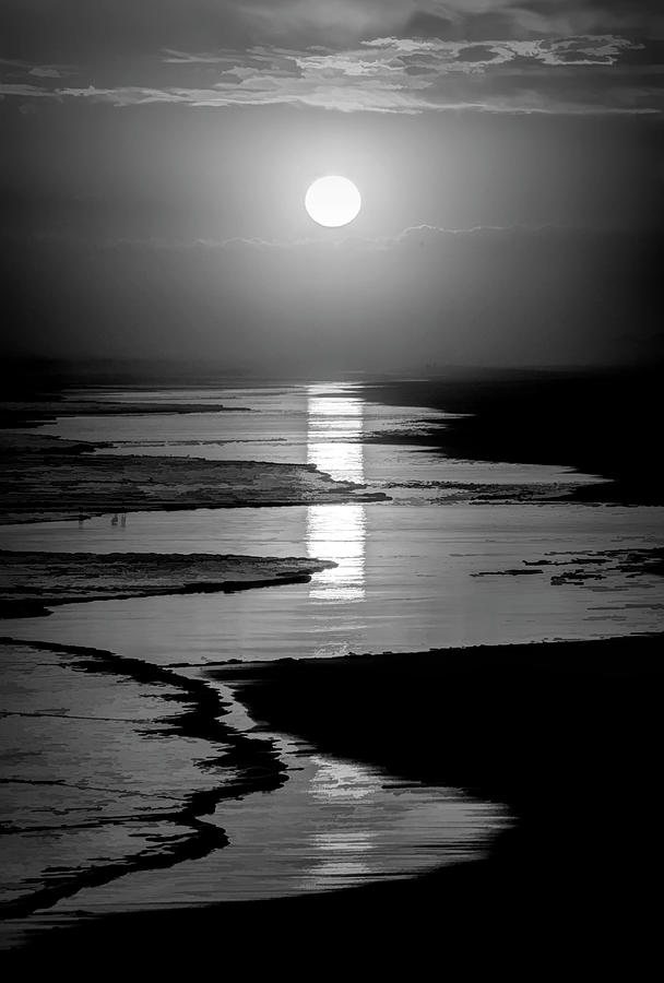 Sunset on Indian Beach #2 Photograph by Allen Carroll