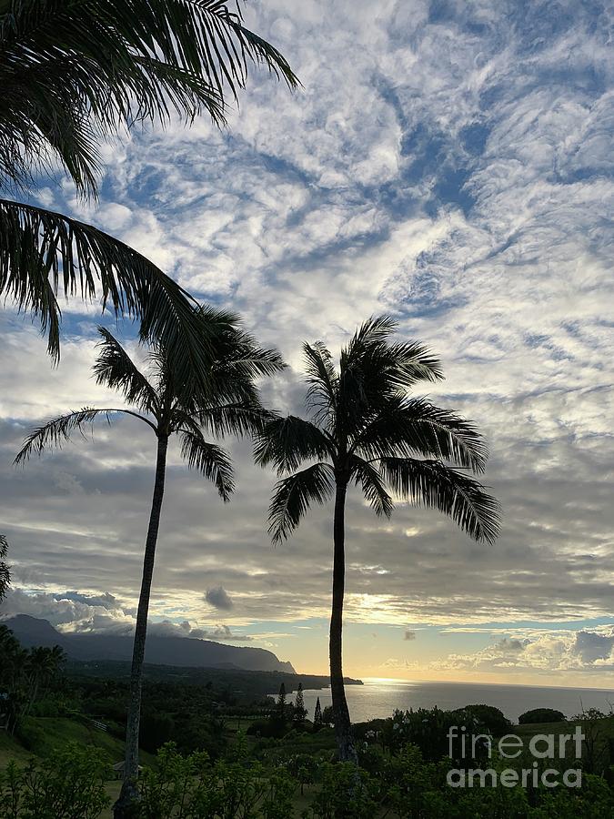 Sunset Photograph - Sunset over Kauai  #2 by Dorota Nowak