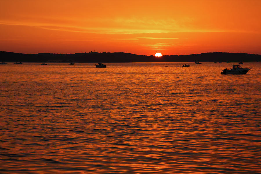 Sunset over the Brijuni Islands #2 Photograph by Ian Middleton