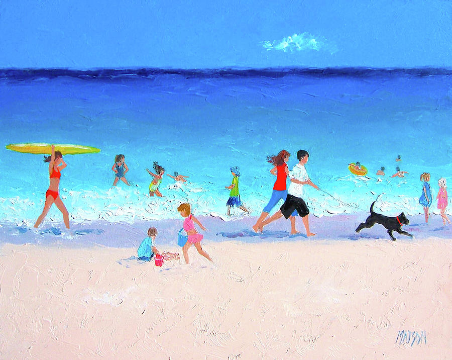 Sunshine and Summertime #2 Painting by Jan Matson