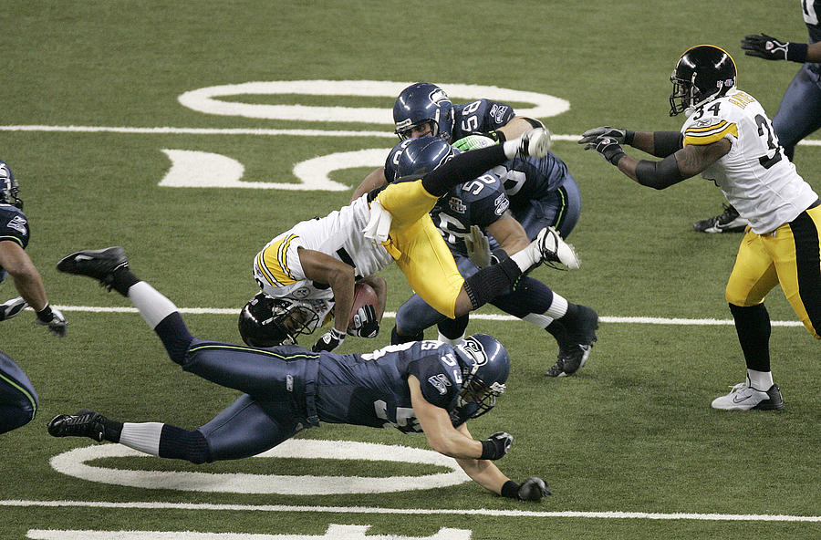 Super Bowl XL - Pittsburgh Steelers vs Seattle Seahawks #2 Photograph by Gregory Shamus