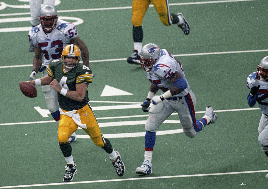 Super Bowl XXXI - New England Patriots vs Green Bay Packers - January 26, 1997 #2 Photograph by Peter Brouillet