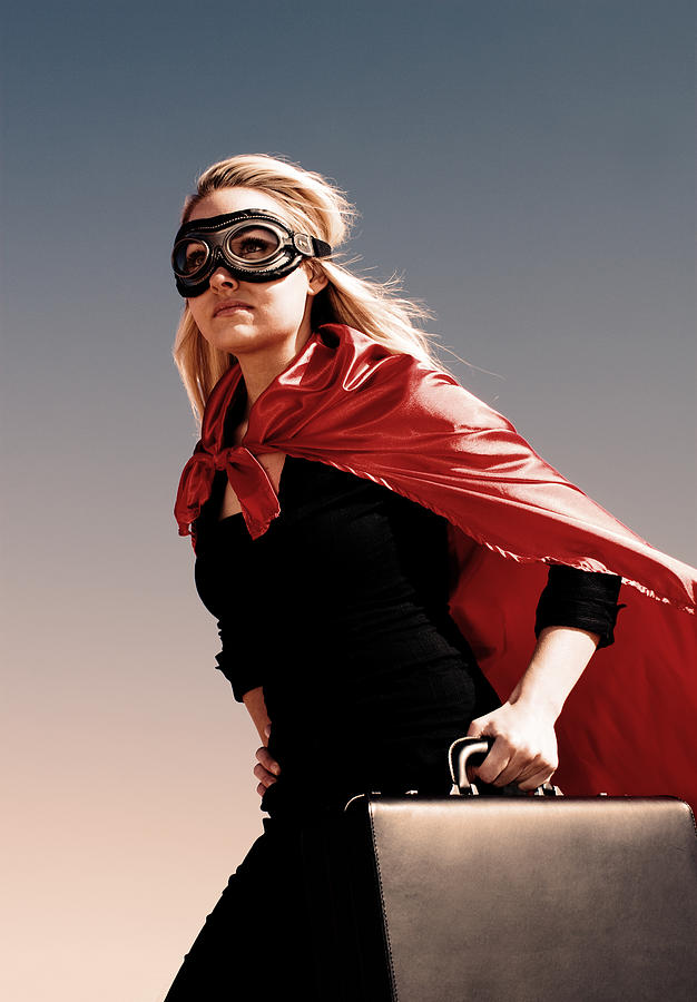 Super Businesswoman #2 Photograph by RichVintage