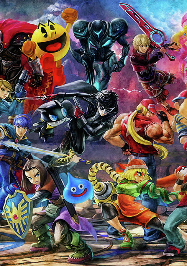 Super Smash Bros Digital Art by Mat Pintos