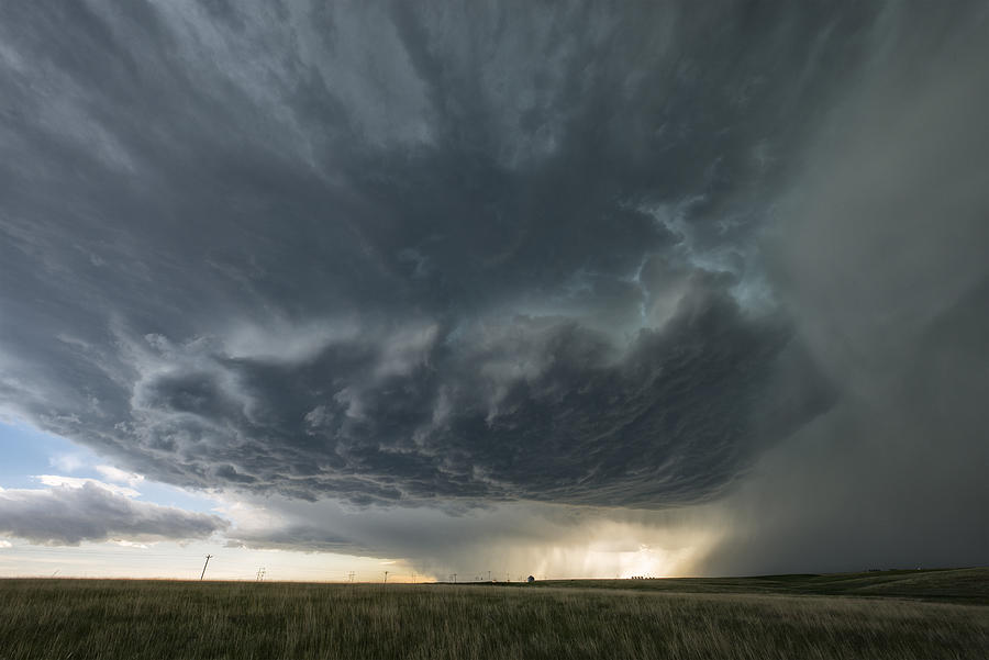 Supercell Thunderstorm on the Great Plains, Tornado Alley, USA #2 Photograph by Antonyspencer