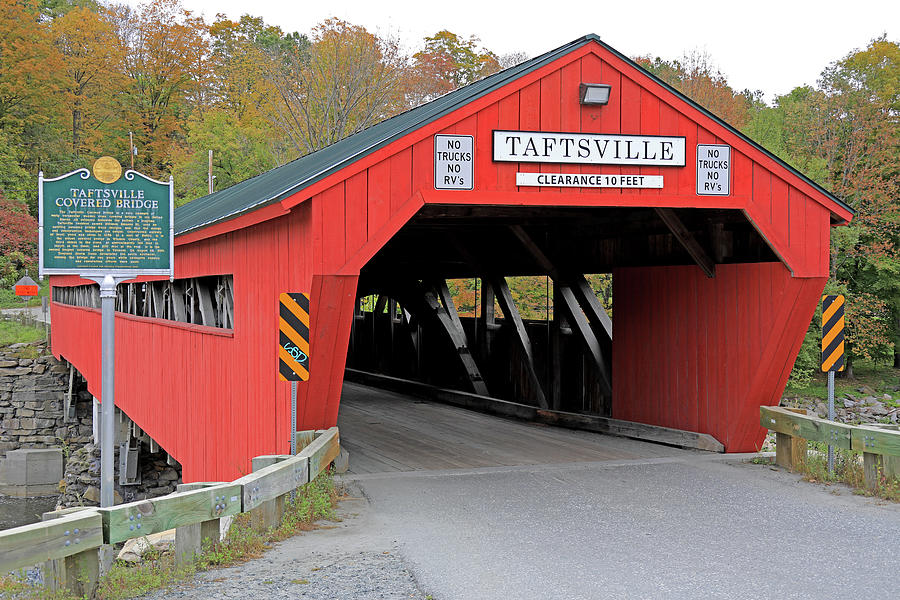 Taftsville Covered Bridge - Vermont #2 Photograph by Richard Krebs