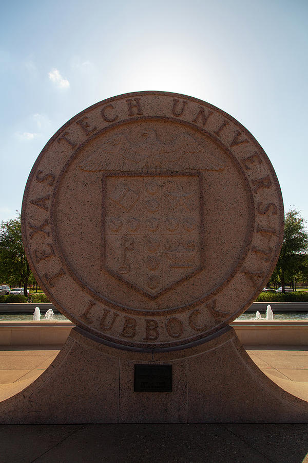 Texas Tech University Seal statue #2 Photograph by Eldon McGraw