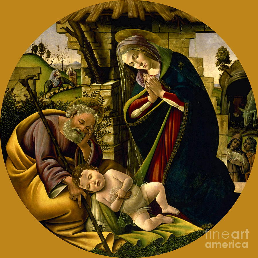 The Adoration of the Christ Child #2 Painting by Sandro Botticelli