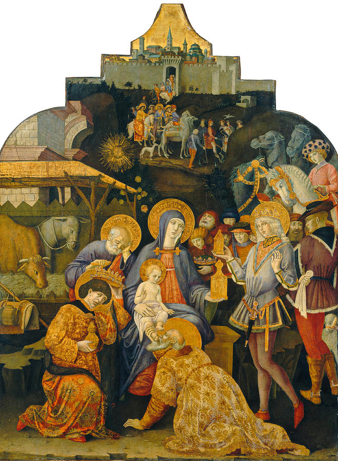 The Adoration of the Magi #2 Painting by Benvenuto di Giovanni