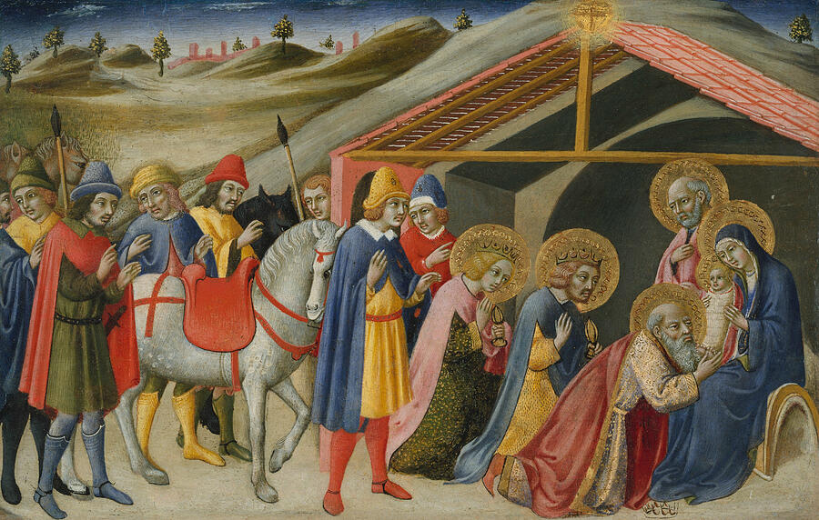 The Adoration of the Magi by Sano di Pietro The Adoration of the Magi by Sano di Pietro