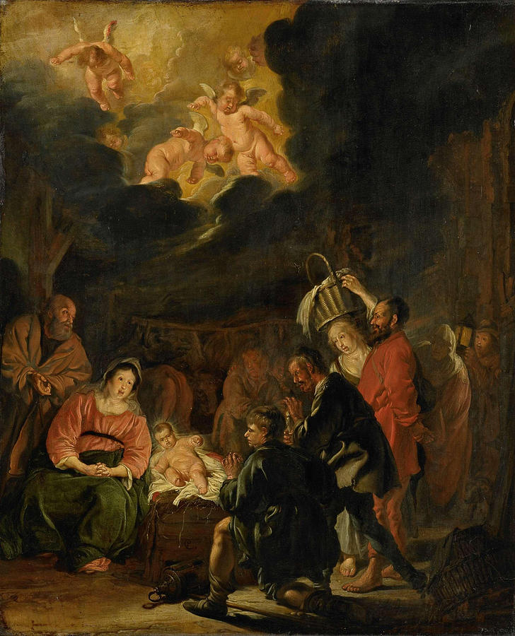 The Adoration of the Shepherds #3 Photograph by Pieter Codde