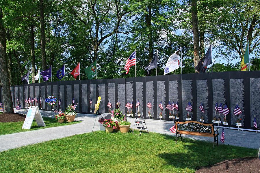Honoring Sacrifice at the American Veterans Traveling Tribute #1 Photograph by NorthEast Creativity Honoring Sacrifice at the American Veterans Traveling Tribute #1 Photograph by NorthEast Creativity