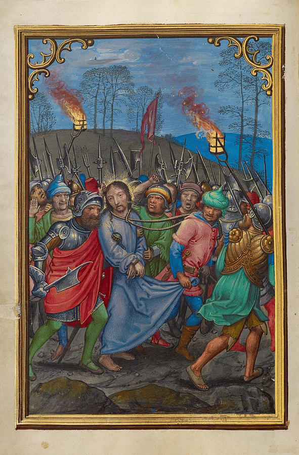 Simon Bening Painting - The Arrest of Christ  #2 by Simon Bening