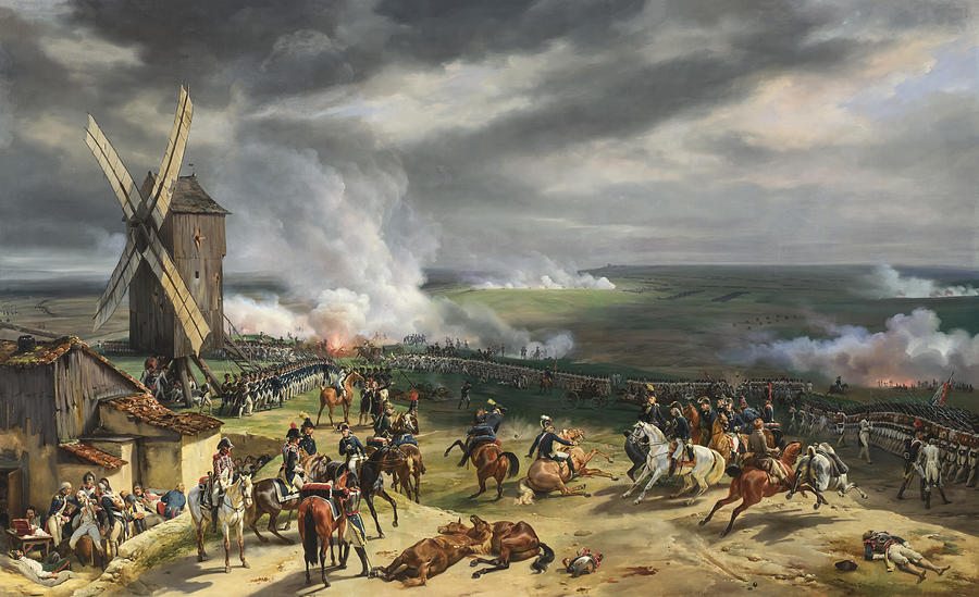 Landscape Painting - The Battle of Valmy #2 by Horace Vernet