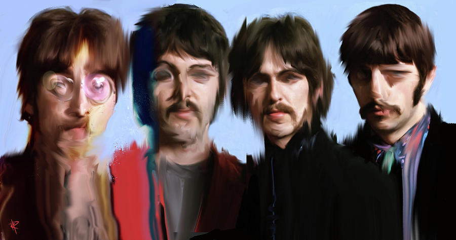 The Beatles  #2 Mixed Media by Russell Pierce