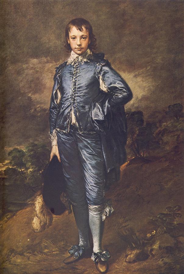Portrait Painting - The Blue Boy #2 by Thomas Gainsborough