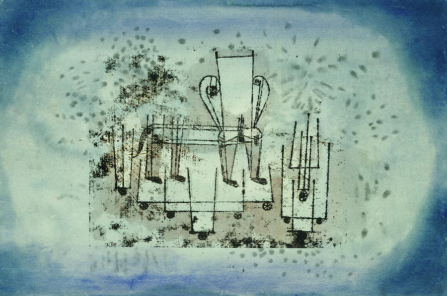 Paul Klee Painting - The Chair-Animal #2 by Paul Klee