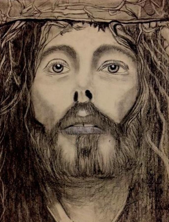 The divine being #2 Drawing by Lakshmi Rajagopal The divine being #2 Drawing by Lakshmi Rajagopal