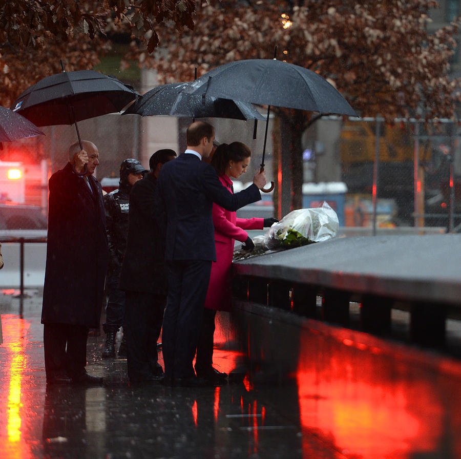 The Duke And Duchess Of Cambridge Visit The National September 11 Memorial Museum Photograph by Pool The Duke And Duchess Of Cambridge Visit The National September 11 Memorial Museum Photograph by Pool
