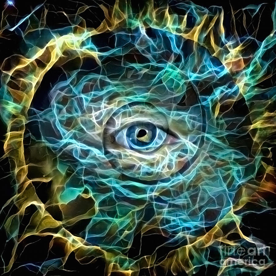 The eye of Eternity #2 Digital Art by Bruce Rolff