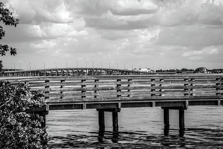 Pier Photograph - The Fishing Piers on Charlotte Harbor by Ric Schafer Pier Photograph - The Fishing Piers on Charlotte Harbor by Ric Schafer