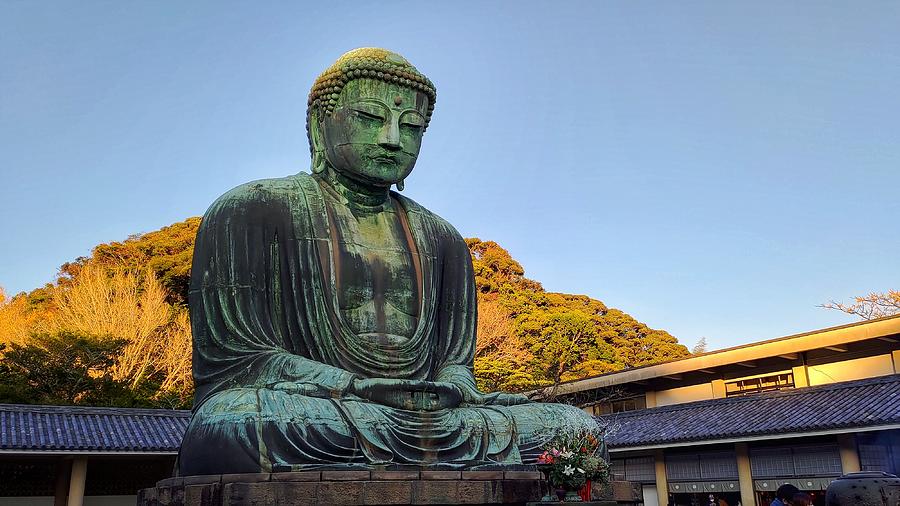 The Great Buddha of Kamakura #2 Photograph by Adelaide Lin