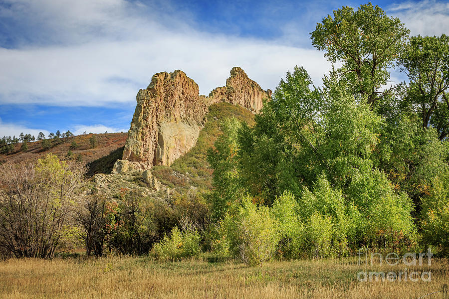The Great Dikes Rock Formations In The Spanish Peaks Of Colorado Photograph