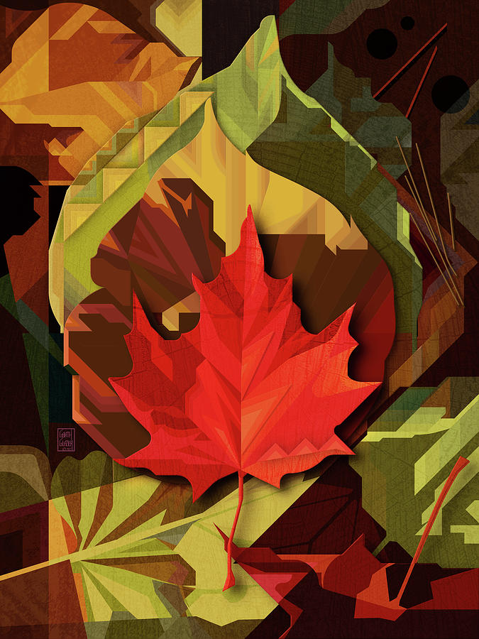 The Heart of Autumn #2 Digital Art by Garth Glazier