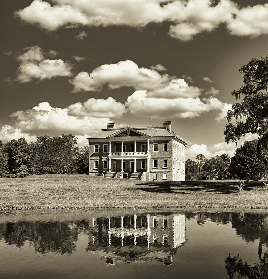 Architecture Photograph - The Historic Drayton Hall Plantation Home #2 by Mountain Dreams