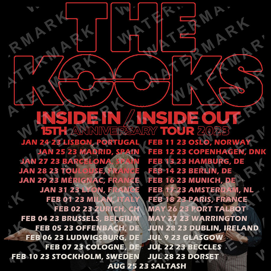 the kooks 15th anniversary tour
