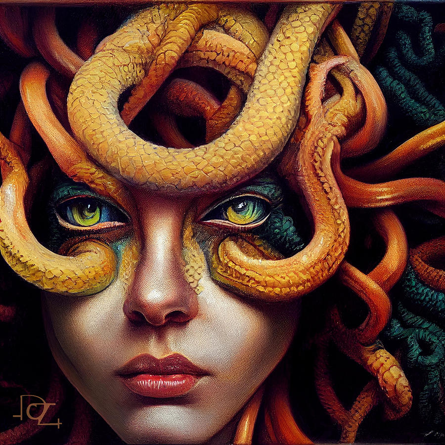 THE legend OF MEDUSA Digital Art by Donia - Fine Art America