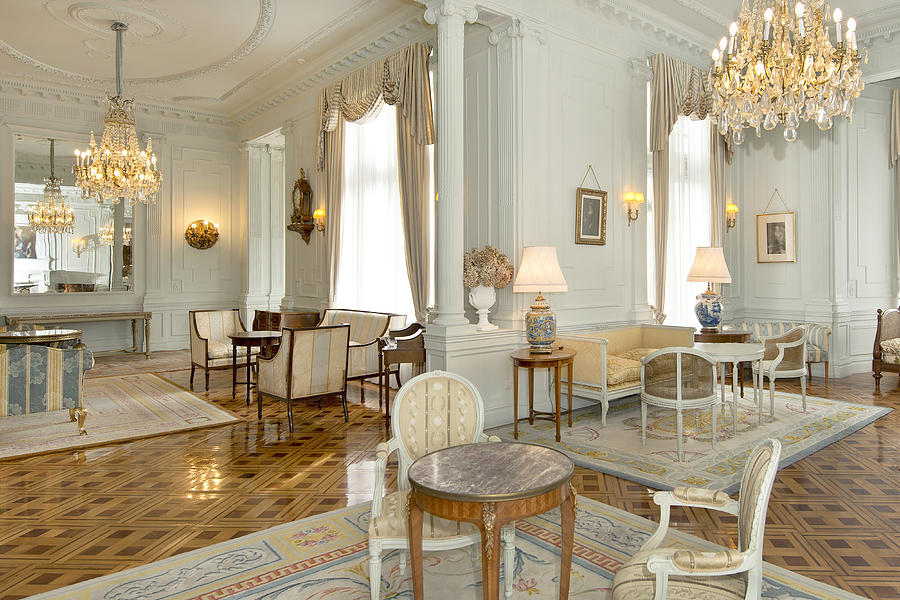 The Lounge of Royal Family in Magdalena Palace #2 Photograph by Manuel Alvarez