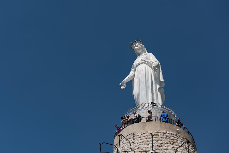 The Maronite shrine of Our Lady Of Lebanon, Harissa, Jounieh, Lebanon #2 Photograph by Malcolm P Chapman